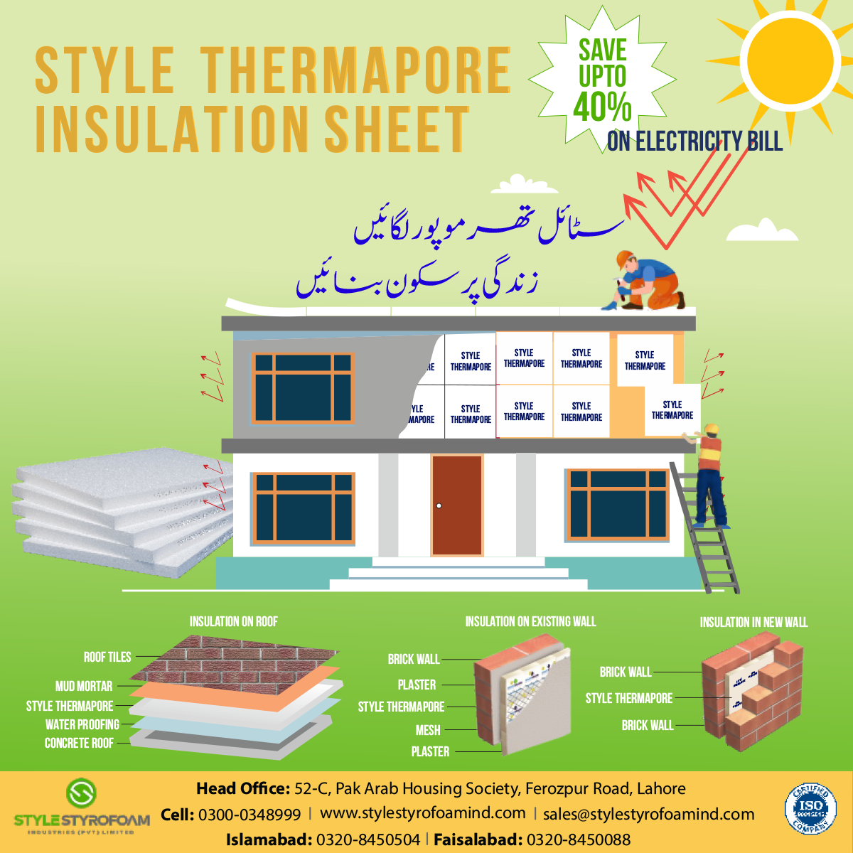 Style Thermopore Insulation Sheet